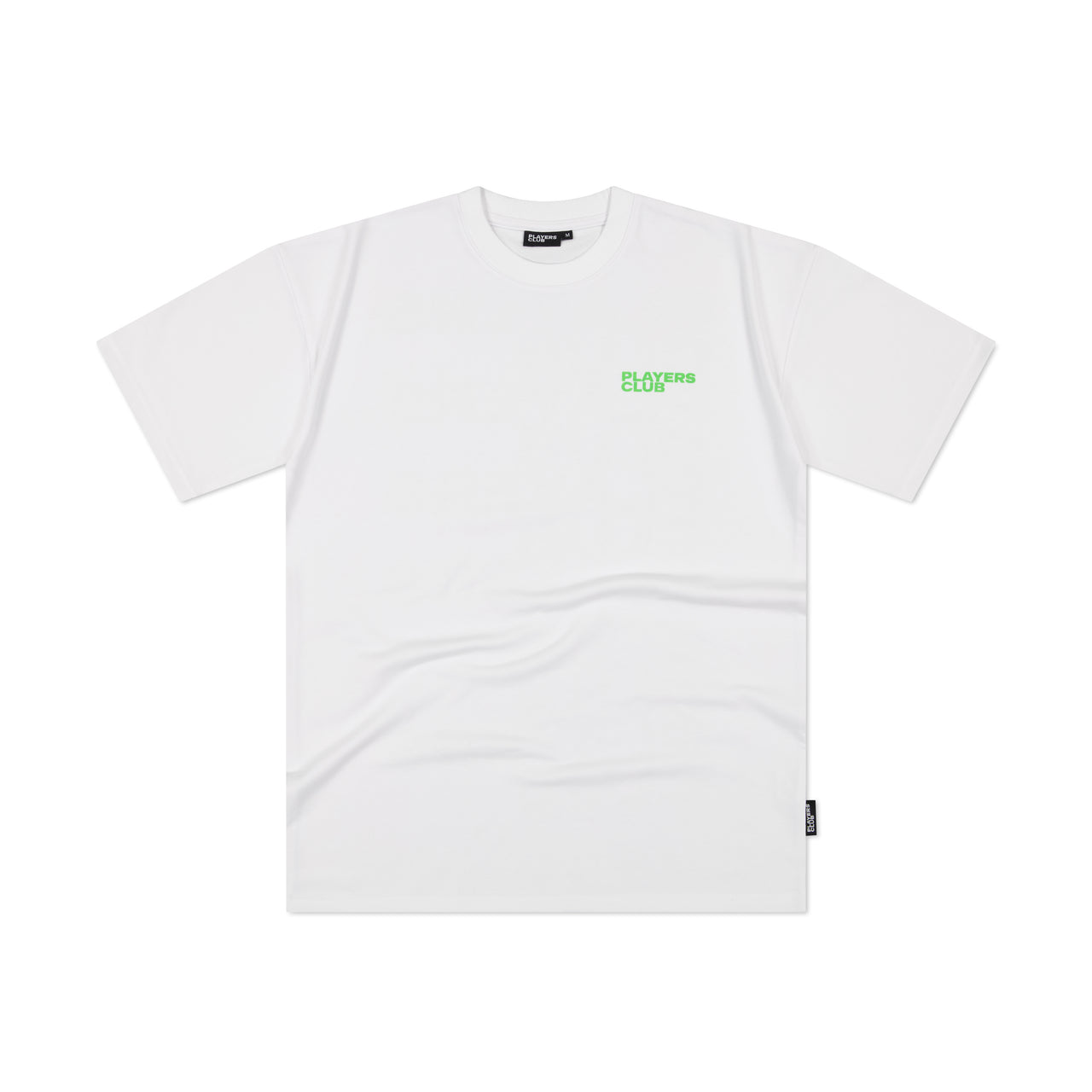 WHITE & GREEN LOGO T SHIRT