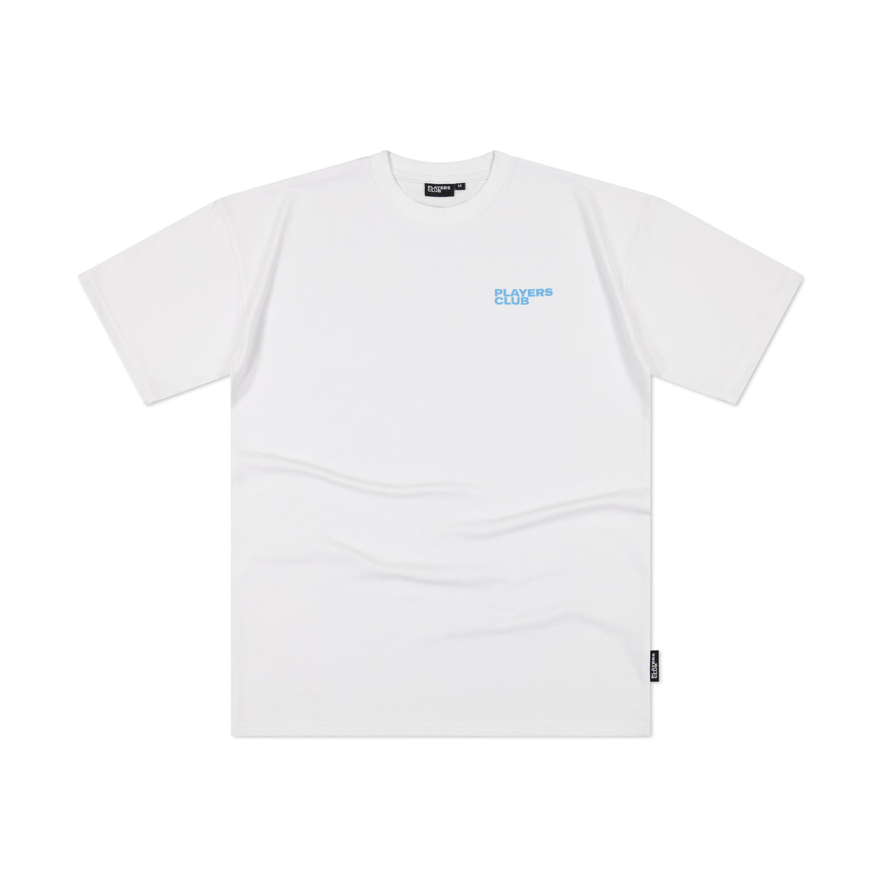 WHITE & BLUE LOGO T SHIRT