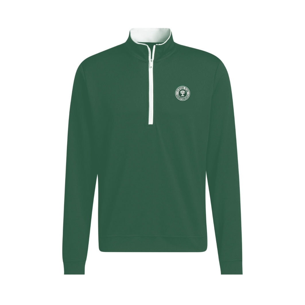 GREEN 3/4 ZIP