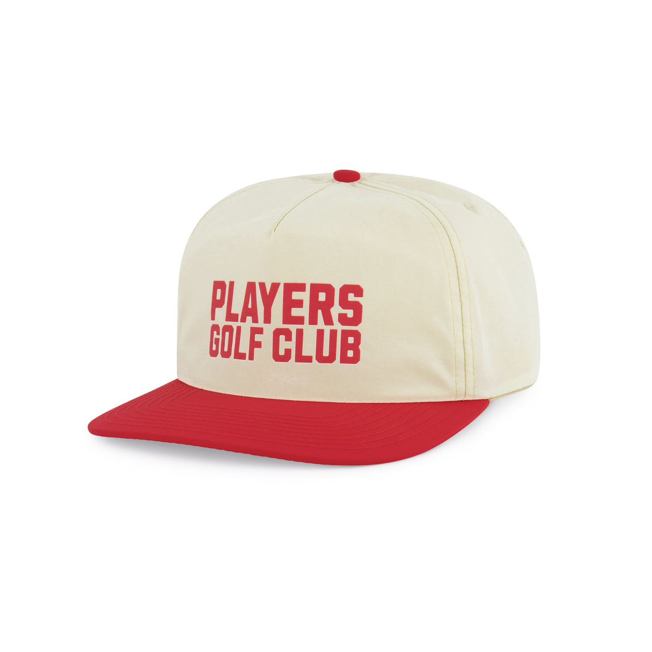 RED & CREAM CLUB HAT