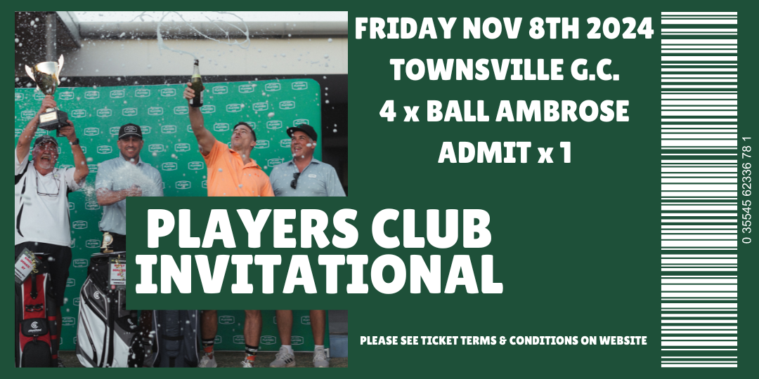 PLAYERS CLUB INVITATIONAL GOLF DAY TICKET FRIDAY NOV 8