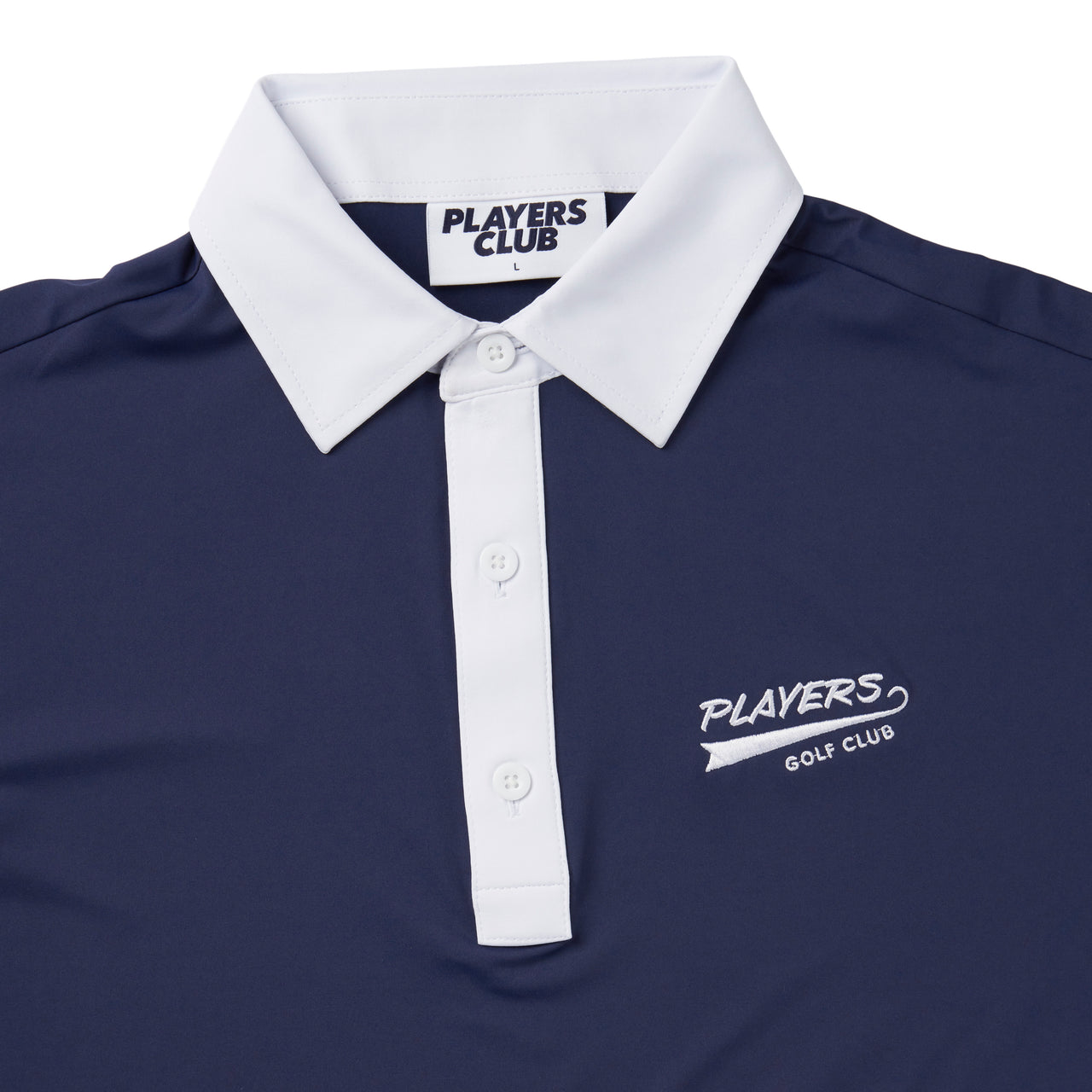 NAVY LOGO POLO
