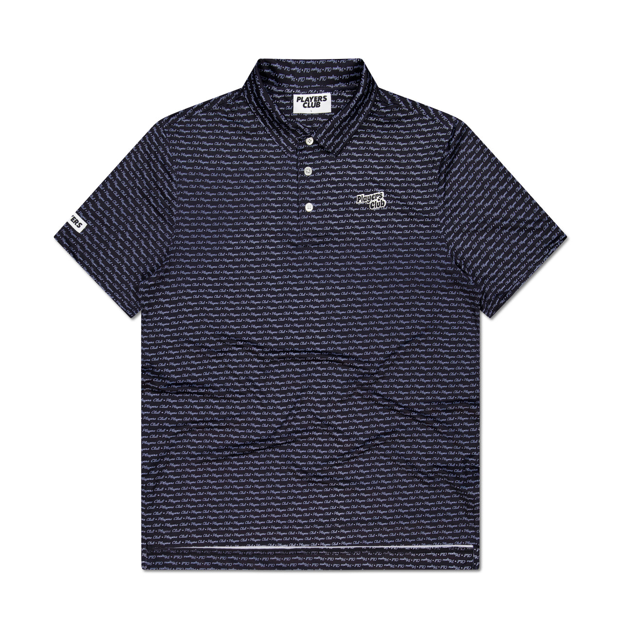 BLACK PRINT POLO